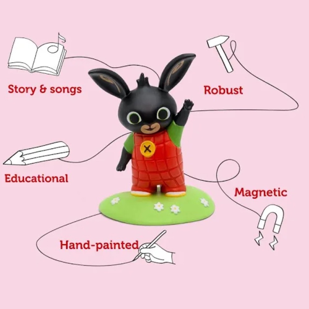 Tonies Bing Bunny Tonie Audio Figurine Used Uk Edition Used - Picture 5 of 5